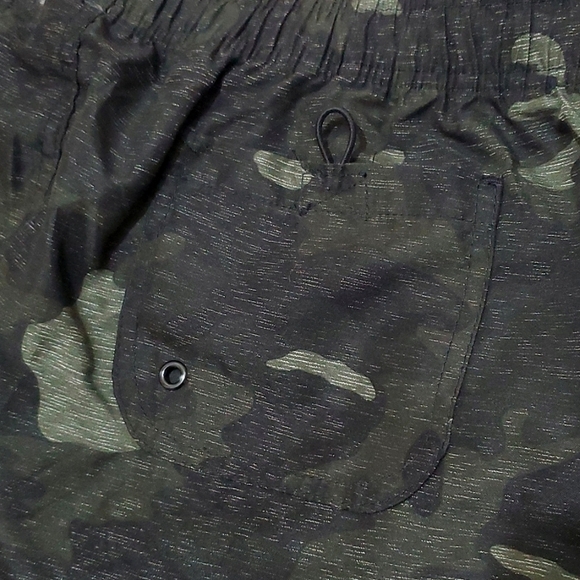 BURNSIDE MAN'S SWIM TRUNKS, Sz XL, GREEN/ARMY, NEW - Picture 6 of 12